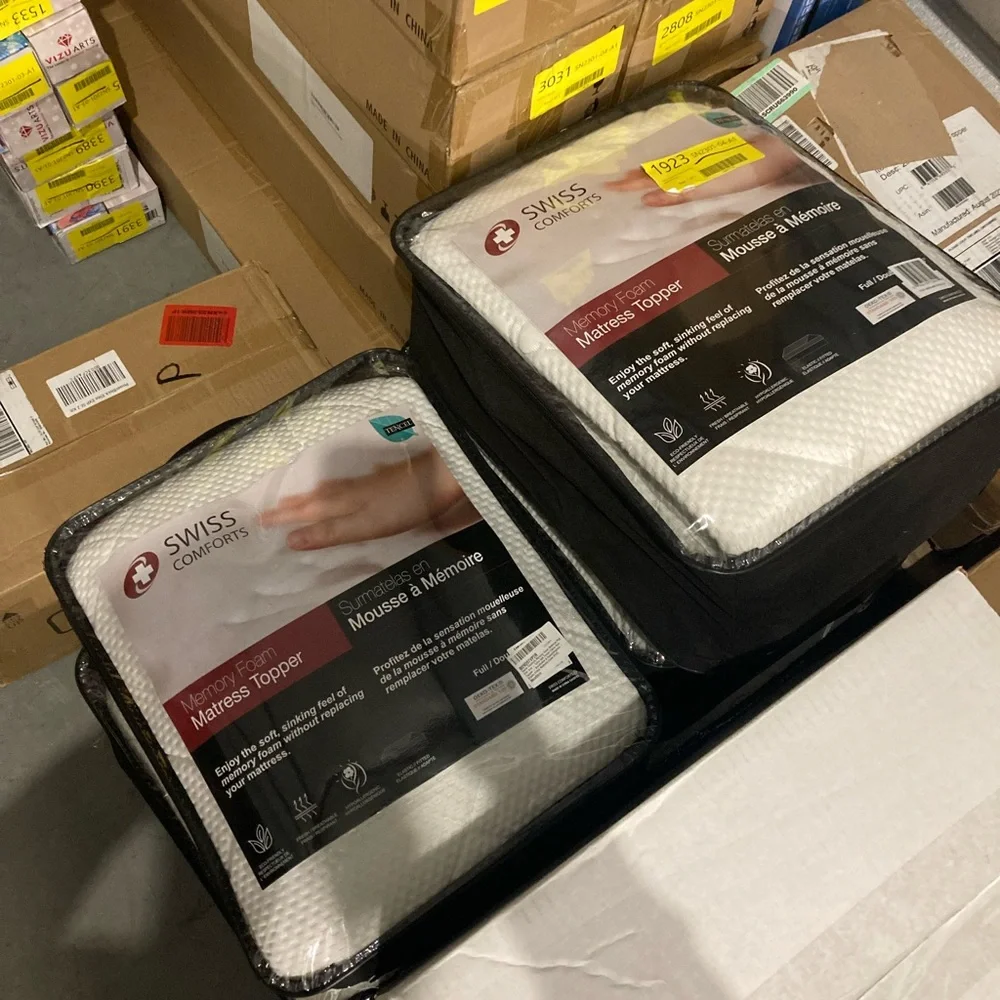 Swiss Comforts Tencel Memory Foam Mattress Pad Full/Double NEW!